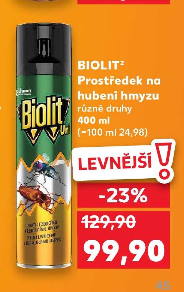 BIOLIT Prostředek na hubení hmyzu