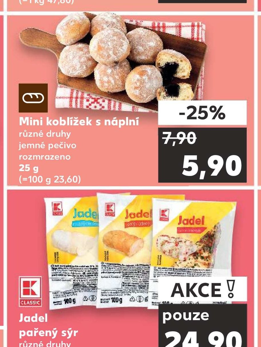 Mini koblížek s náplní