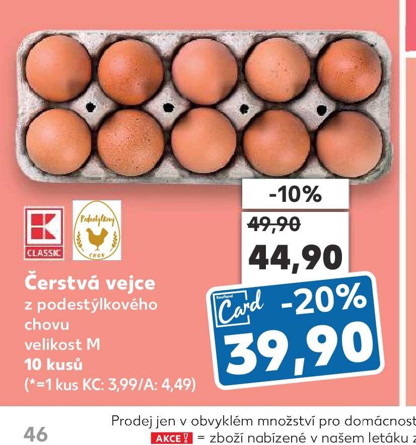 Čerstvá vejce
