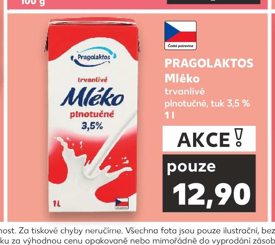 Pragolaktos Mléko