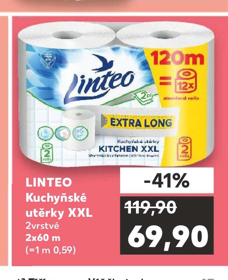 LINTEO Kuchyňské utěrky XXL