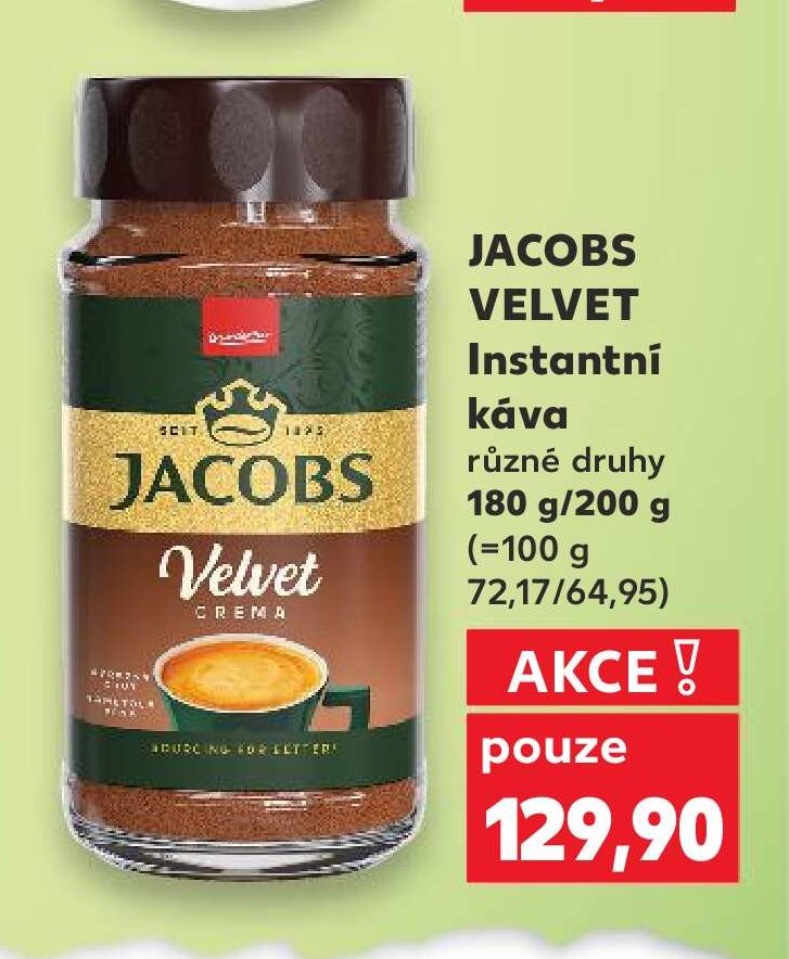 JACOBS VELVET Instantní káva