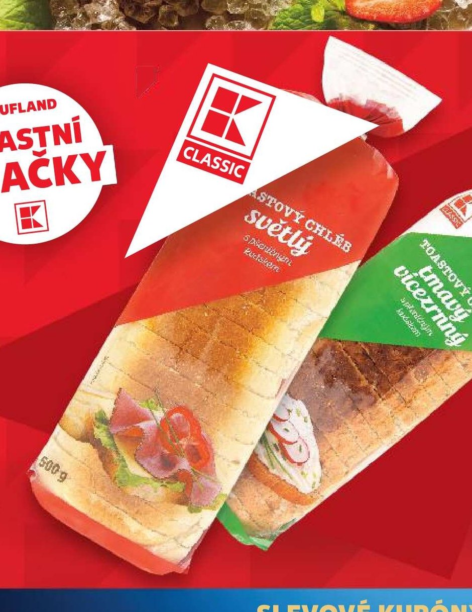 K-Classic Toastový chléb světlý