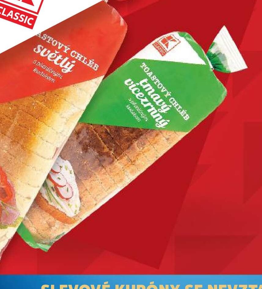 K-Classic Toastový chléb tmavý vícezrnný