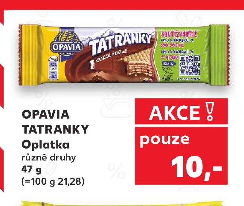 Opavia Tatranky oplatka
