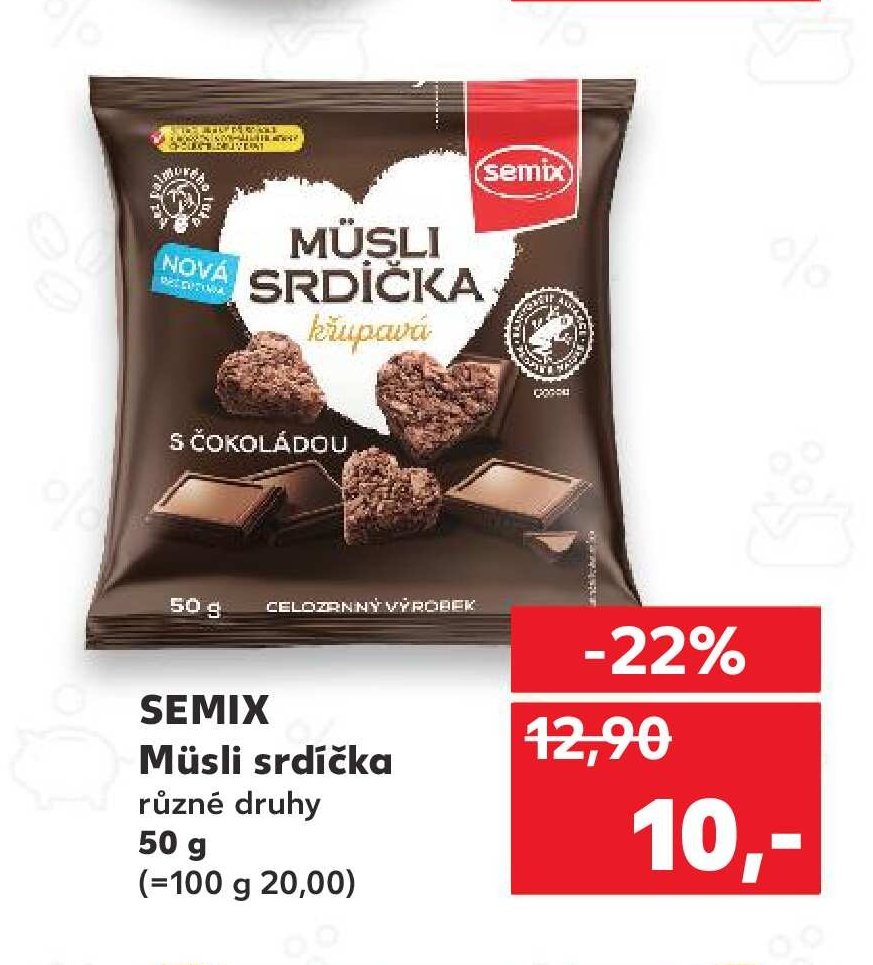 Semix Müsli srdíčka
