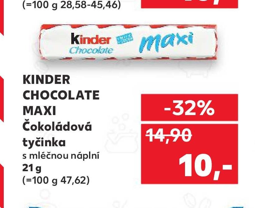 Kinder Chocolate Maxi