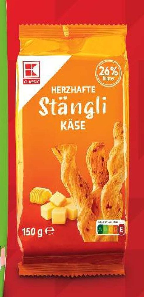 K-Classic Herzhafte Stängli Käse