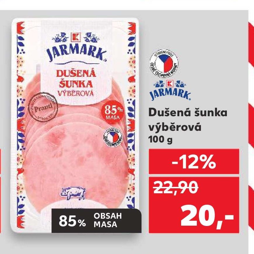 Jarmark Dušená šunka výběrová