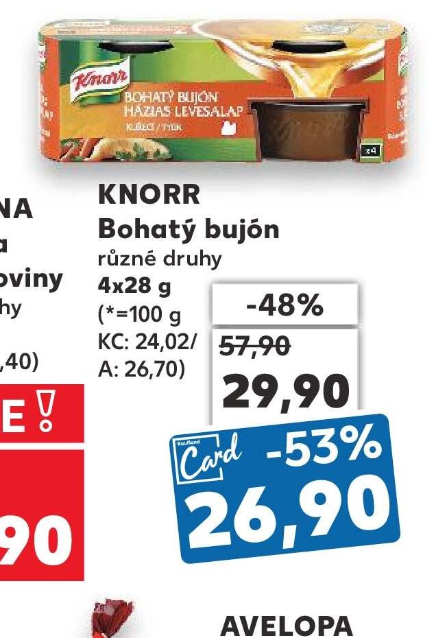 KNORR Bohatý bujón