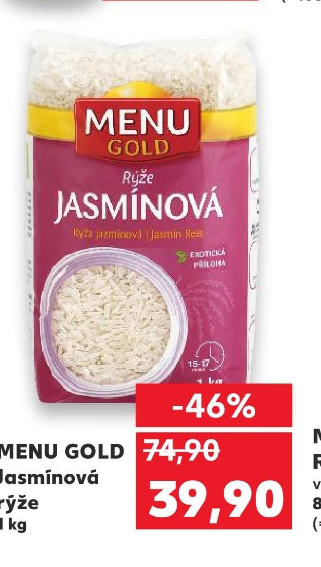 MENU GOLD Jasmínová rýže
