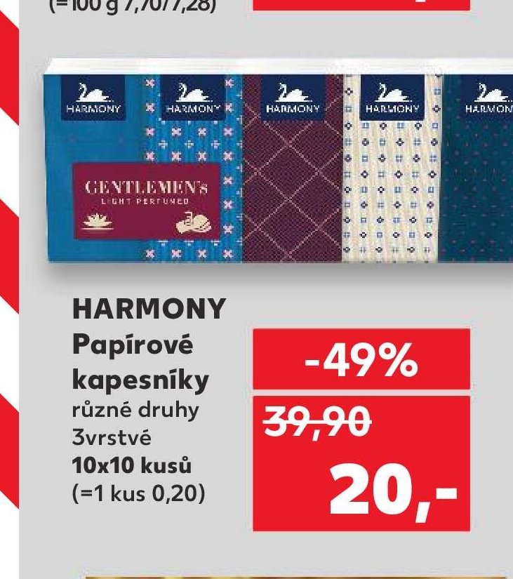 Harmony Papírové kapesníky