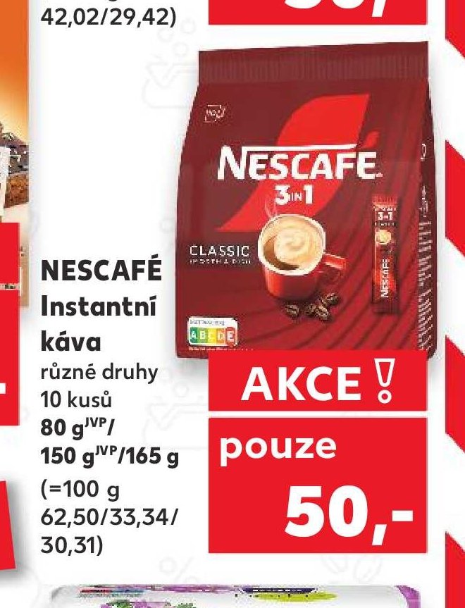 Nescafé Instantní káva 80 g/165 g