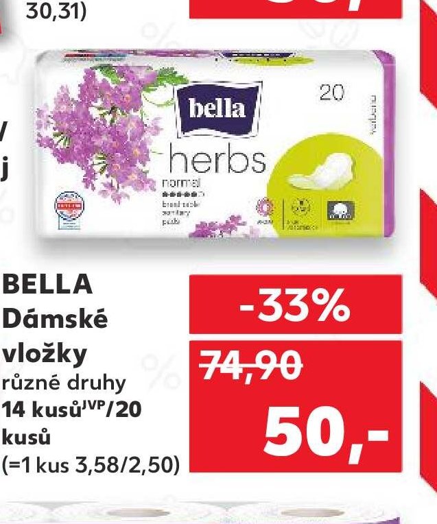 Bella Dámské vložky 14 kusů