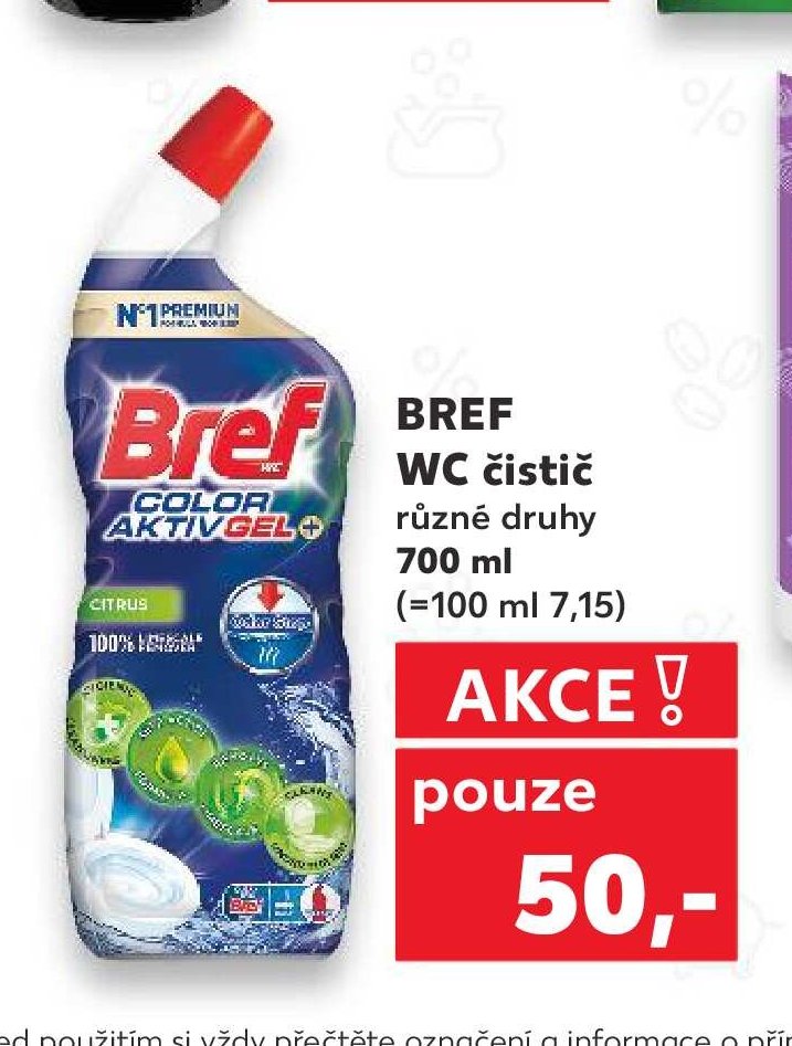 Bref WC čistič 700 ml