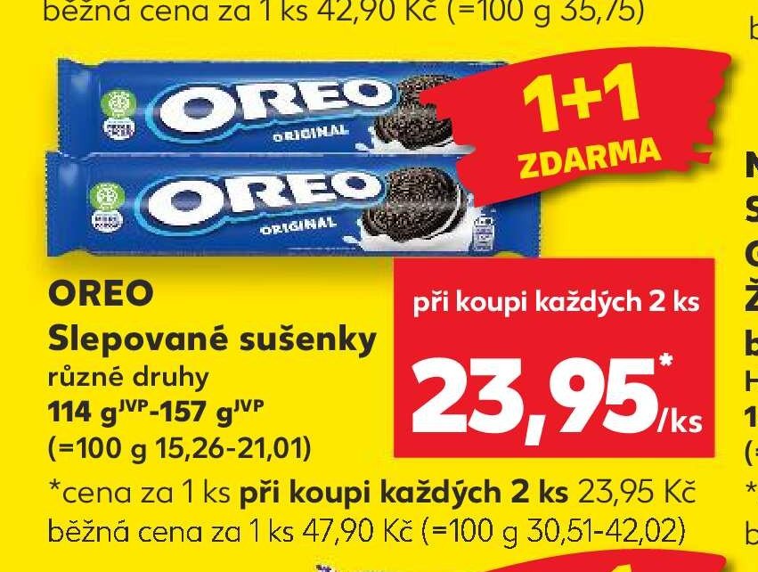 Oreo slepované sušenky