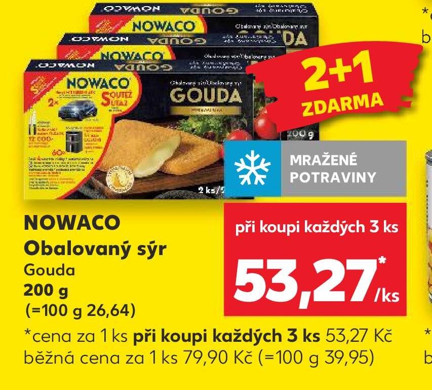 Nowaco obalovaný sýr Gouda