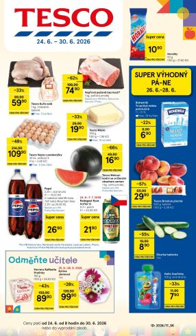 akční leták Tesco 24.6.2026-30.6.2026