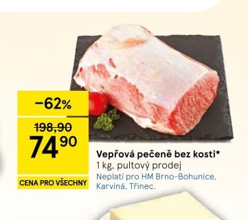 Vepřová pečeně bez kosti