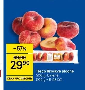 Tesco Broskve ploché