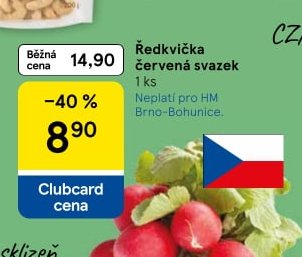 Ředkvička červená svazek 1 ks