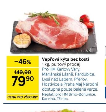 Vepřová kýta bez kosti