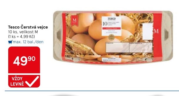 Tesco Čerstvá vejce