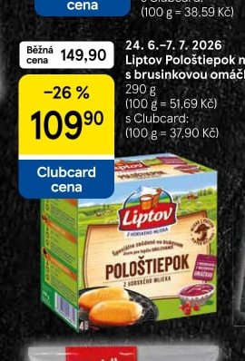 Liptov Pološtiepok na gril s brusinkovou omáčkou