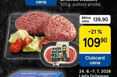 Láďa Grileman Dvouručák hovězí burger