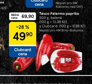Tesco Palermo paprika