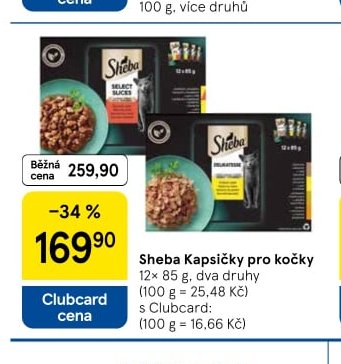 Sheba Kapsičky pro kočky