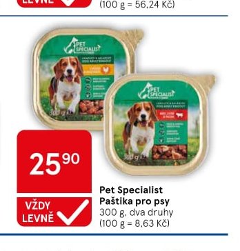Pet Specialist Paštika pro psy