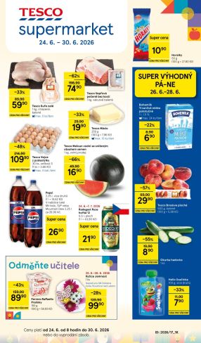 akční leták Tesco 24.6.2026-30.6.2026