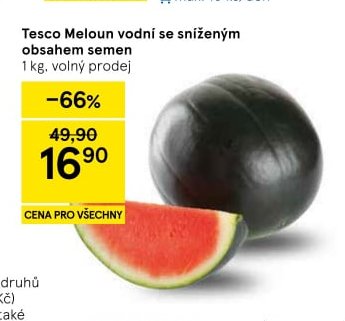 Tesco Meloun vodní se sníženým obsahem semen 1 kg, volný prodej