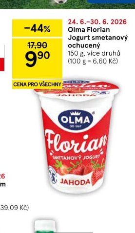 Olma Florian Jogurt smetanový ochucený