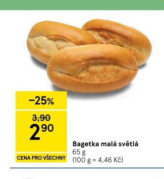 Bagetka malá světlá