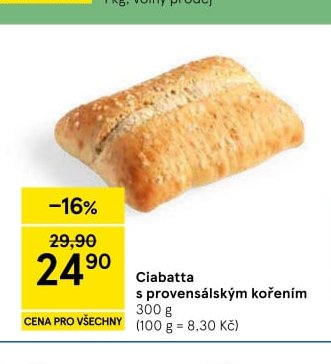 Ciabatta s provensálským kořením