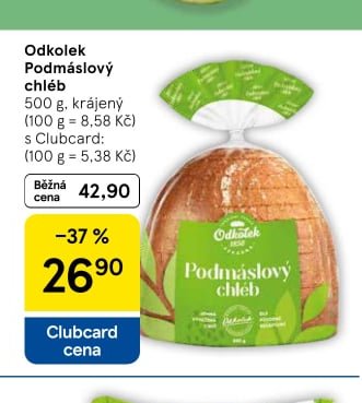 Odkoek Podmáslový chléb