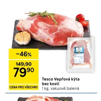 Tesco Vepřová kýta bez kosti
