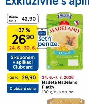 Madeta Madeland Plátky