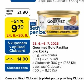 Gourmet Gold Paštika pro kočky