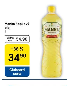 Manka Řepkový olej
