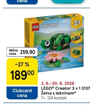 LEGO Creator 3 v 1 31377 Želva s leknínem