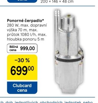 Ponorné čerpadlo
