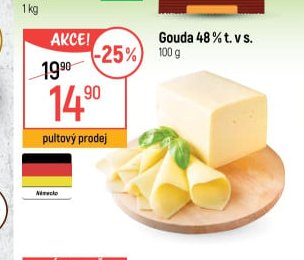 Gouda 48 % t. v s.