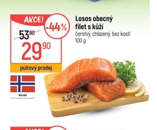 Losos obecný filet s kůží