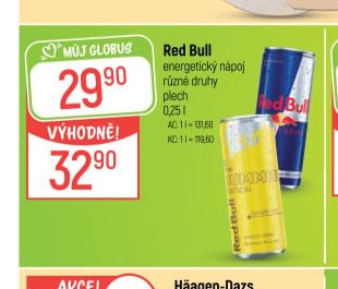 Red Bull energetický nápoj