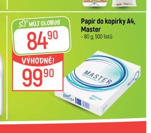 Papír do kopírky A4, Master