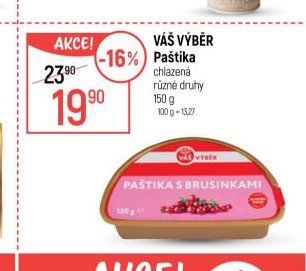 VÁŠ VÝBĚR Paštika