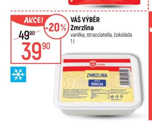 VÁŠ VÝBĚR Zmrzlina